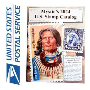 Mystic's U.S. Stamp Catalog Stamp Collectors Philately Philatelist Book United S
